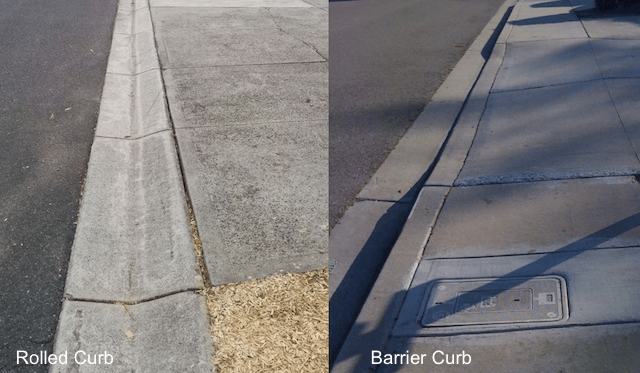 types of curbs