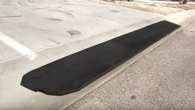 driveway ramp installed