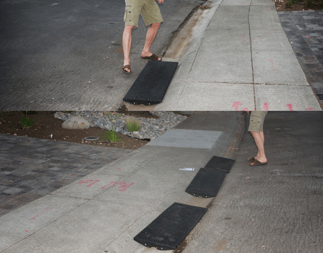 curb ramp sections