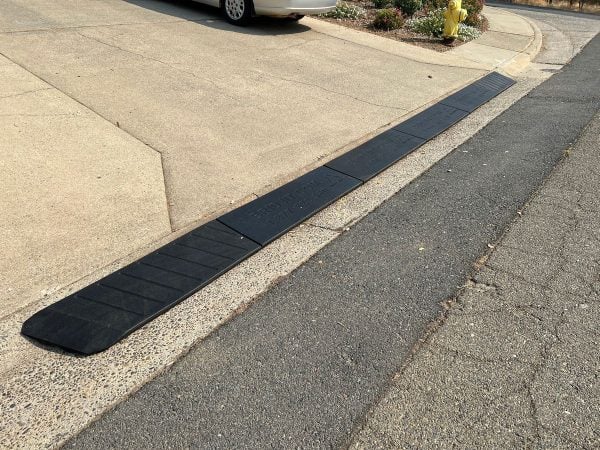 Crested Ramp BRIDJIT 3-Piece Expandable Curb Ramp Set - BRIDJIT Curb Ramps